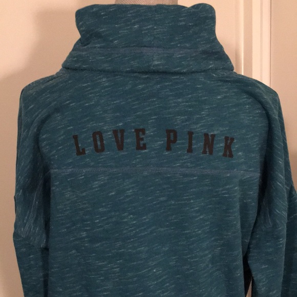 PINK Funnel Neck Sweatshirt, size Medium ❤️ - Picture 5 of 7